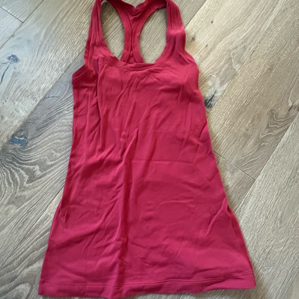 Deep red racer back! Size 4